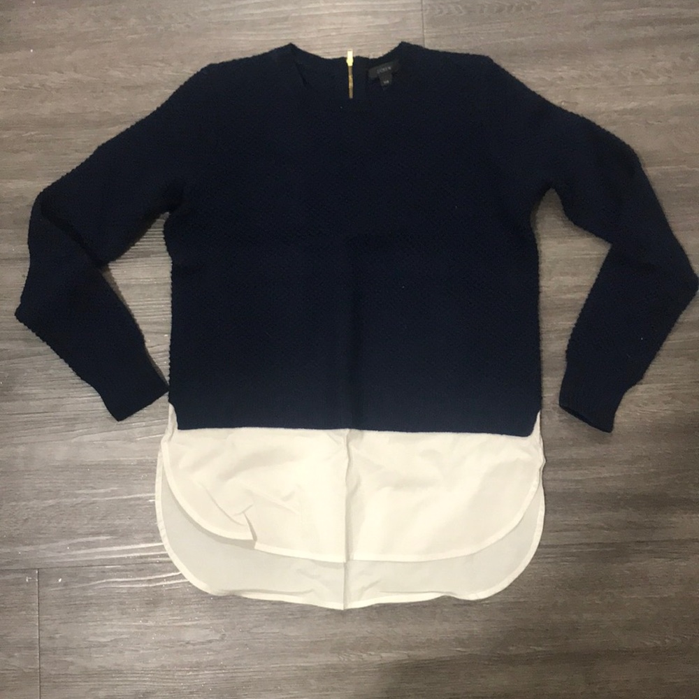 J. Crew Shirt-tail Sweater